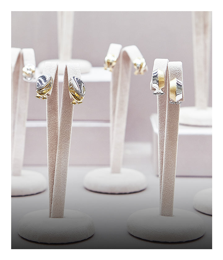 Goldsmithing Earrings by COI Florence