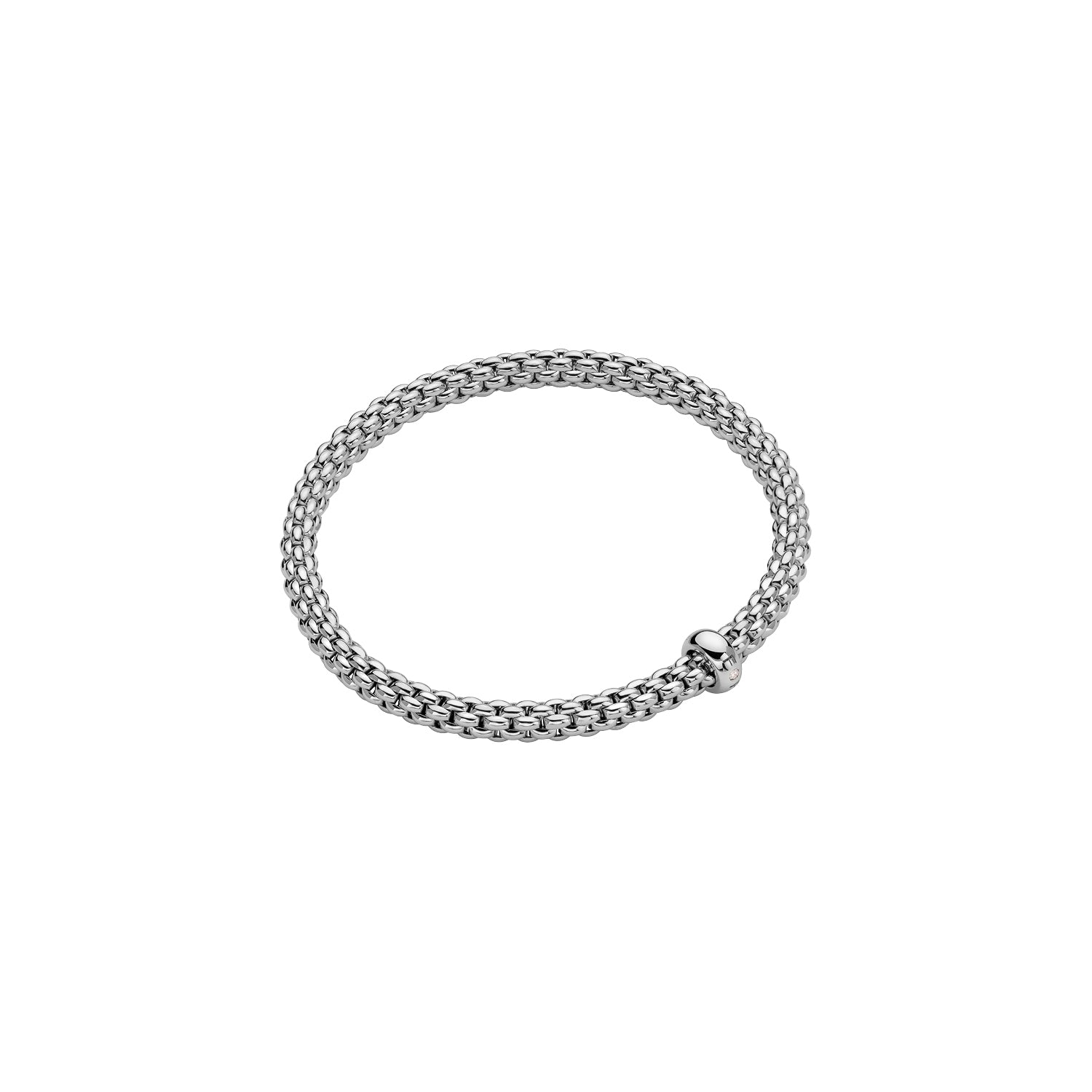White Gold Flex`It Solo Diamond Bracelet