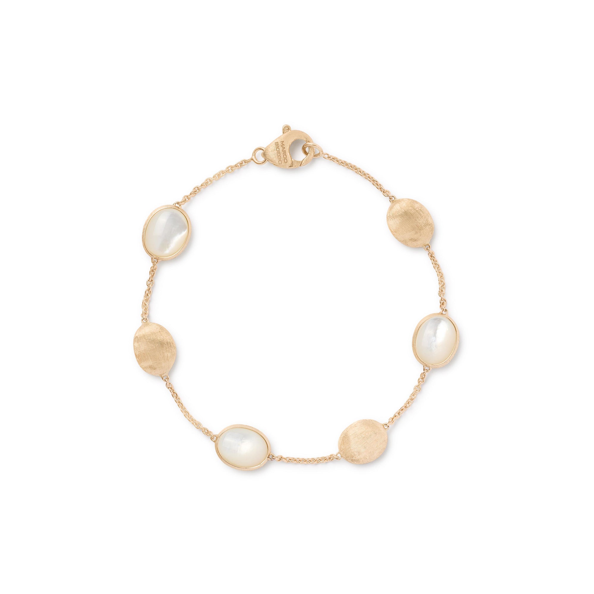 Siviglia Bracelet Gold ovals and Mother-of-pearl