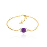 Le Carrousel Bracelet Purple Jade and Diamonds