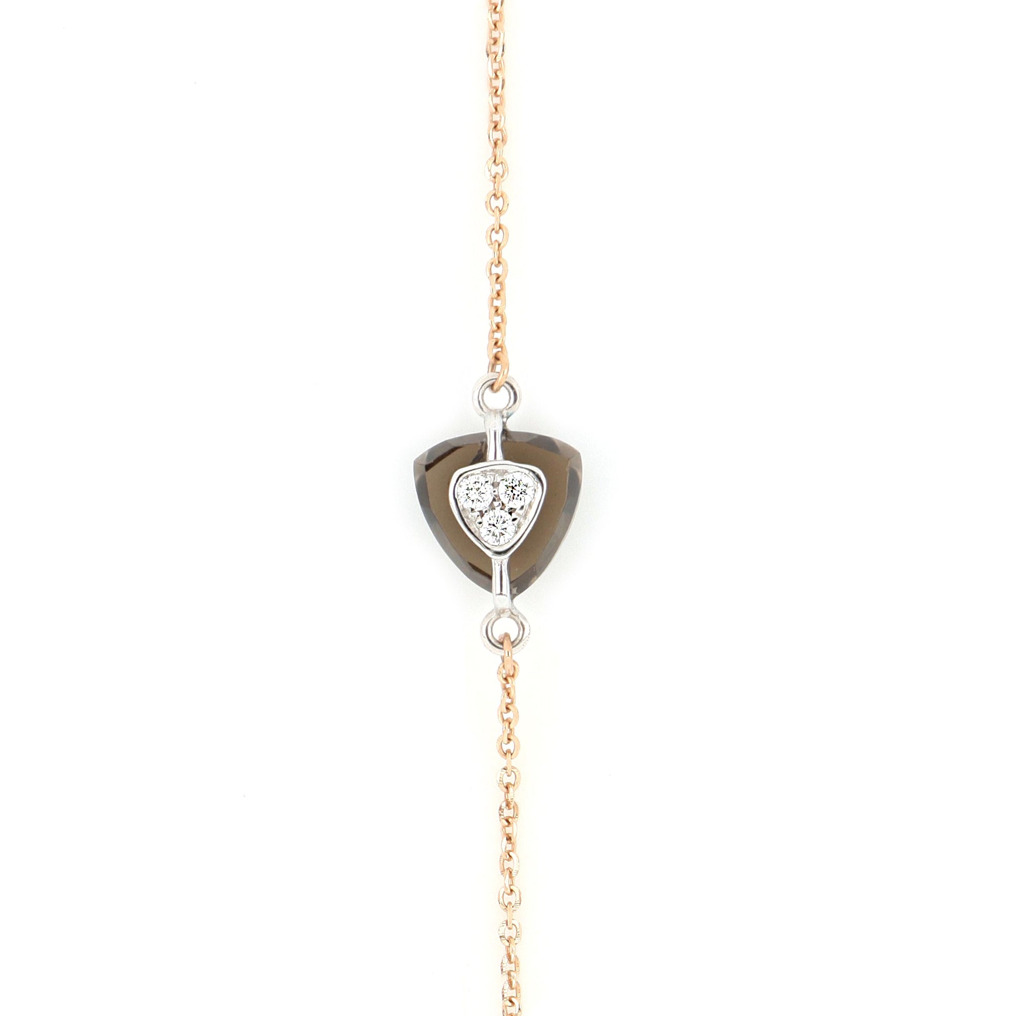 Les Petits Bonbons 110 cm Necklace with Natural Stones and Diamonds