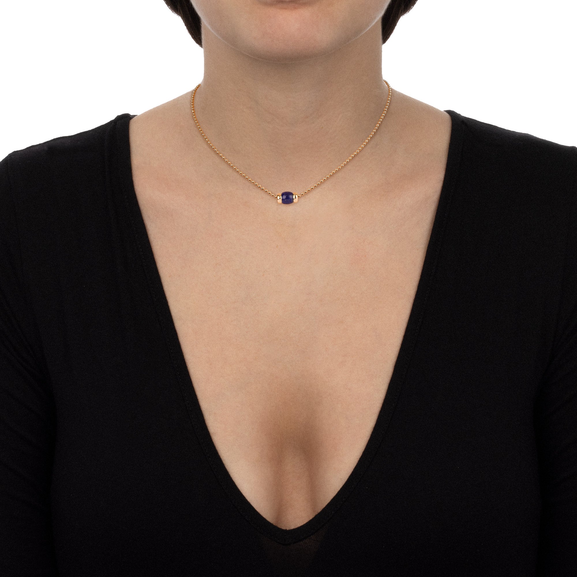 Worn - Le Carrousel Necklace Lapis lazuli
