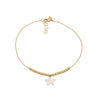 White Gold Star Bracelet