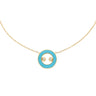 Essenza Necklace Turquoise And Diamonds