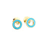 Essenza Earrings Turquoise And Diamonds