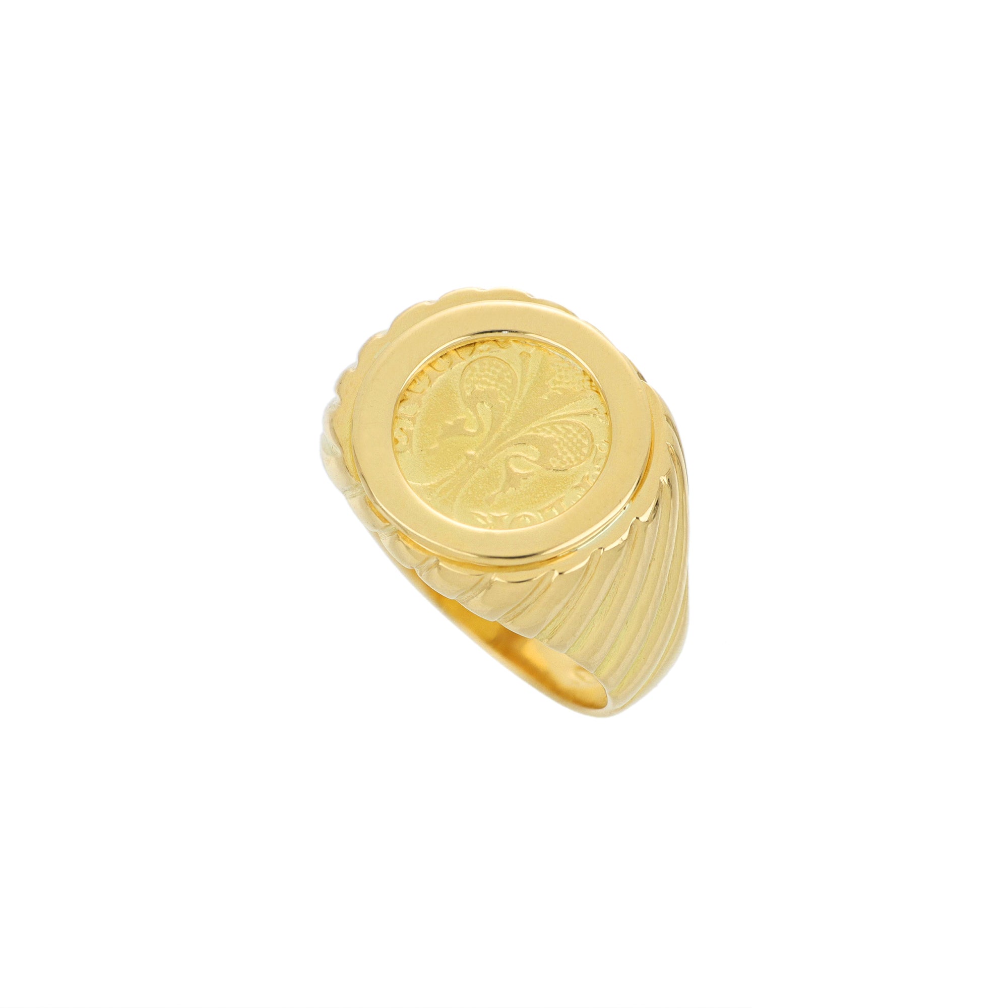 18kt Yellow Gold Fiorino Ring