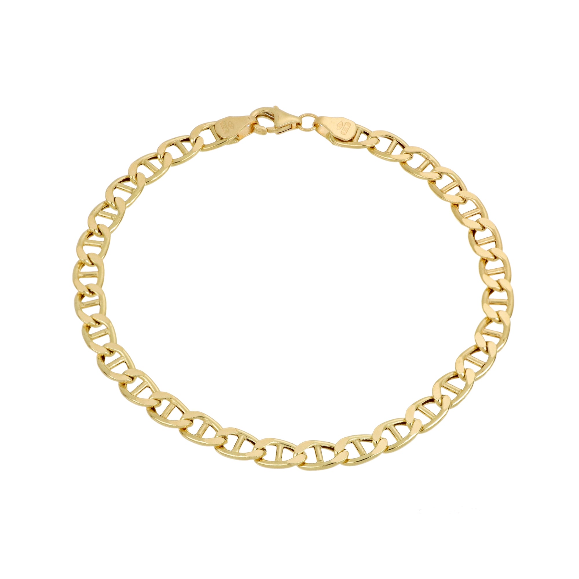 Yellow Gold Marine Link Bracelet