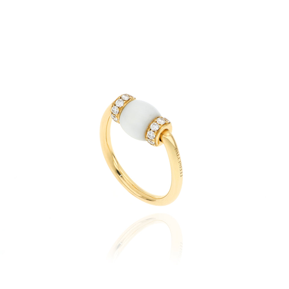 Video - Le Carrousel Ring Howlite and Diamonds