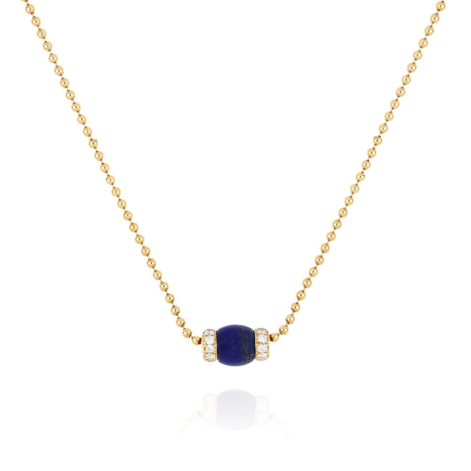 Video - Le Carrousel Necklace Lapis lazuli and Diamonds