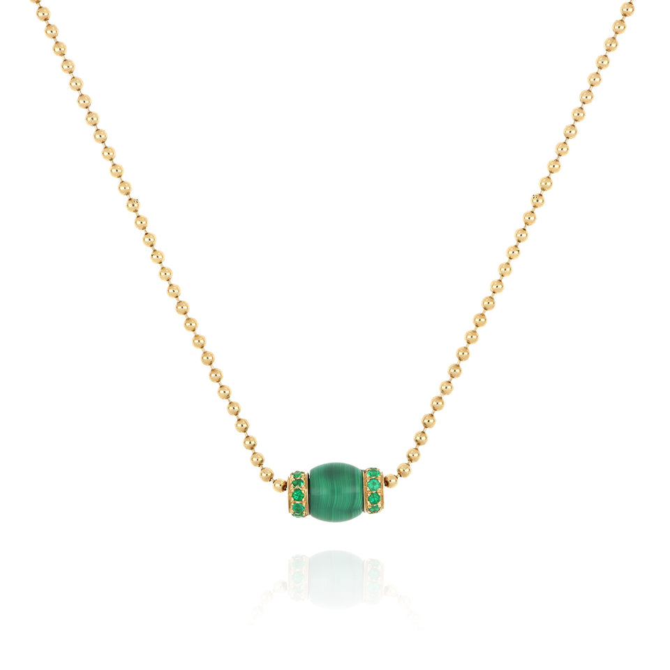 Video - Le Carrousel Necklace Malachite and Emeralds