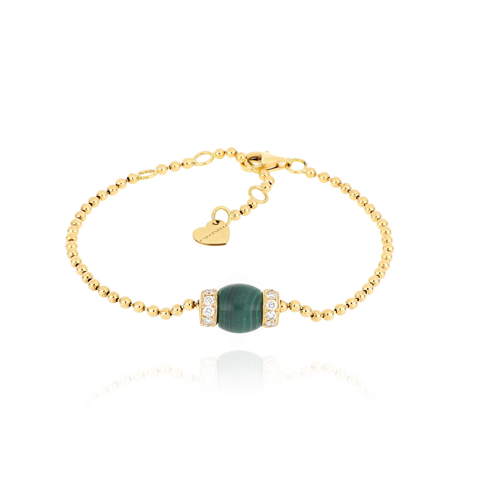 Video - Le Carrousel Bracelet Malachite and Diamonds