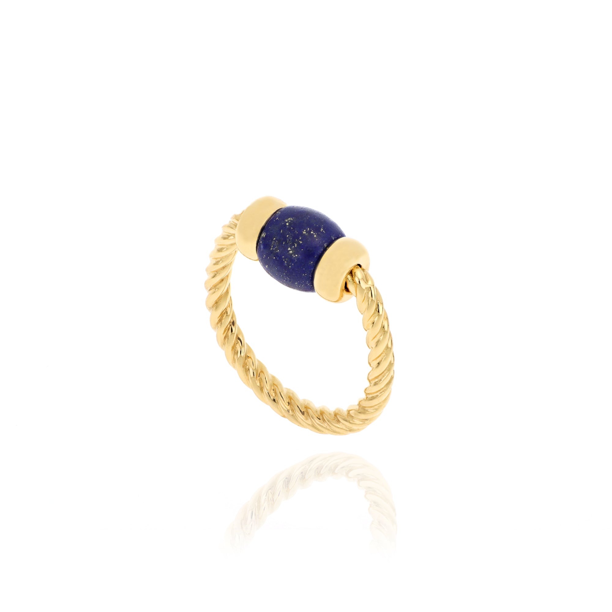 Video - Le Carrousel Torchon Ring Lapis lazuli