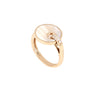 Giove Ring Mother of Pearl And Diamonds