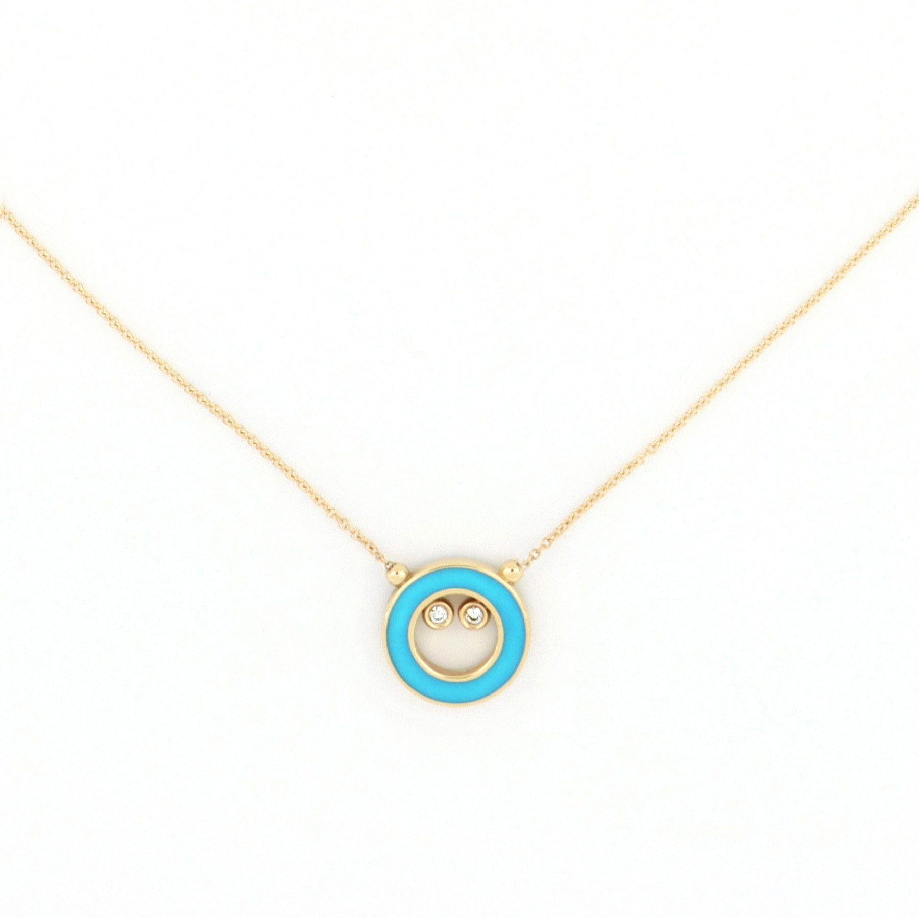 Video Essenza Necklace Turquoise And Diamonds