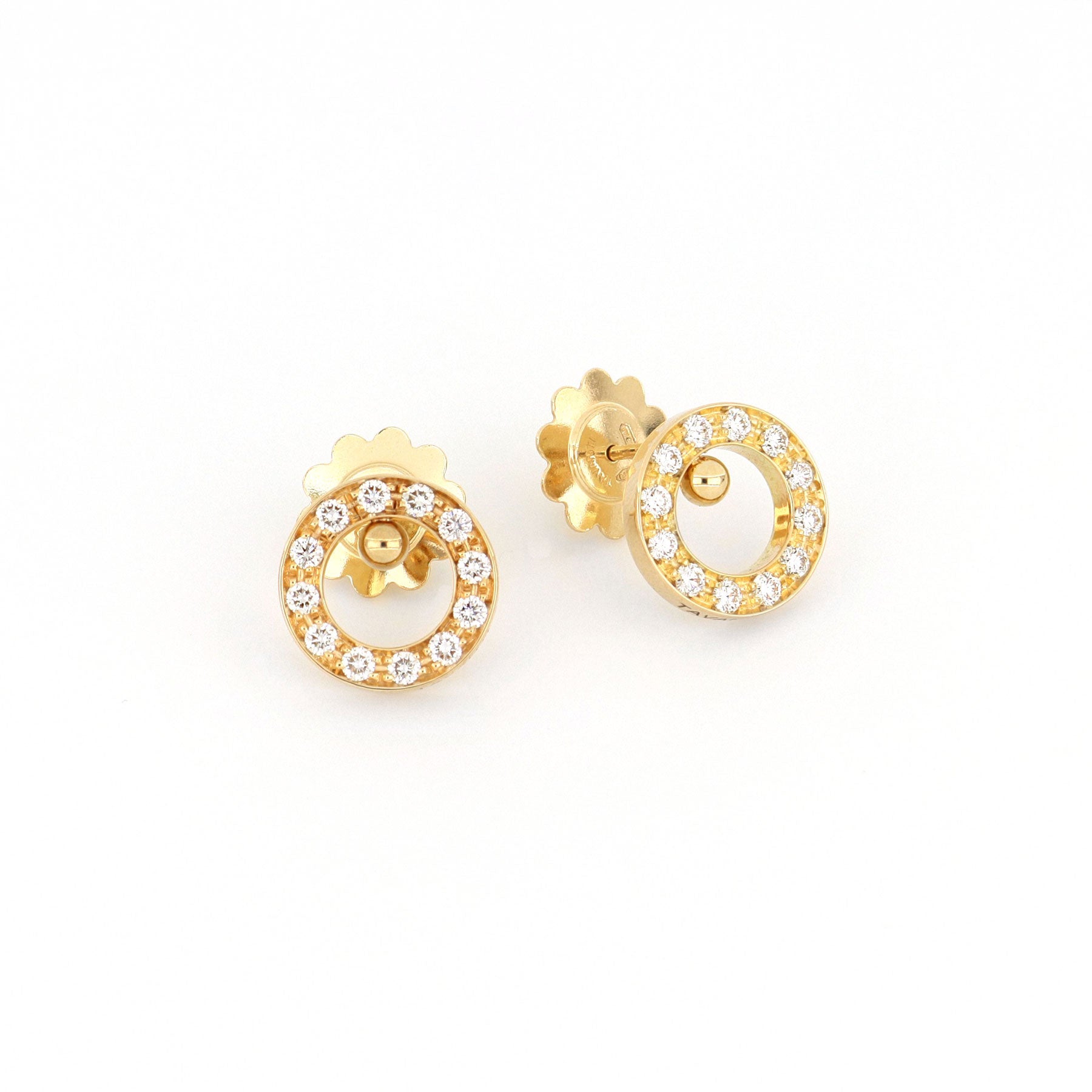 Video Essenza Earrings With Diamonds Pavè