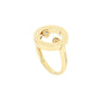 Video Essenza Ring Polished Gold And Diamonds