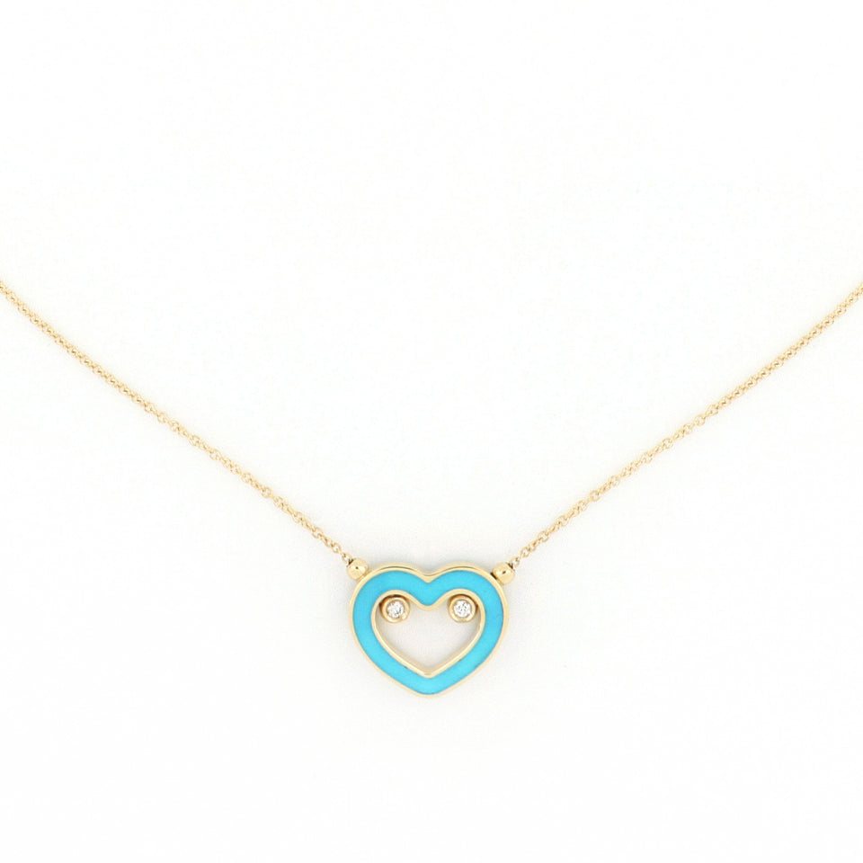 Video Armonia Necklace Turquoise And Diamonds