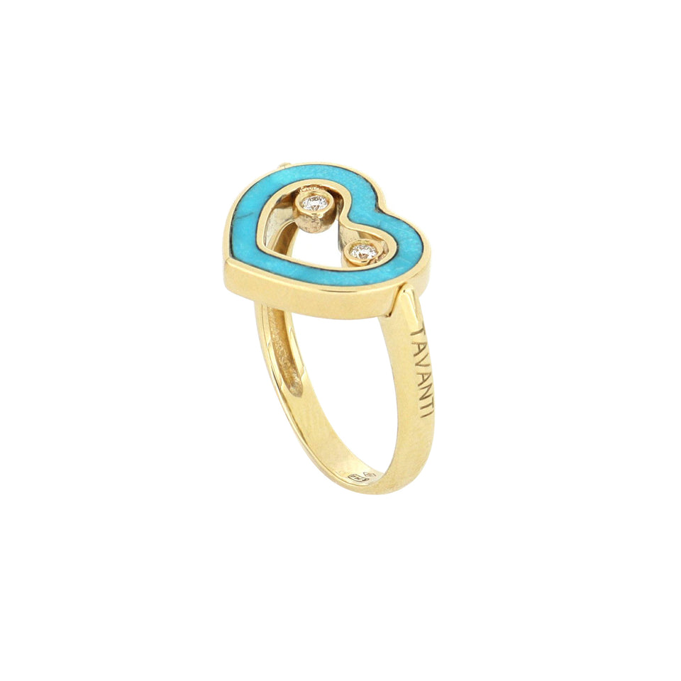 Video Armonia Ring Turquoise And Diamonds