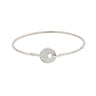 Video Giove Bangle White Gold Diamonds Pavé