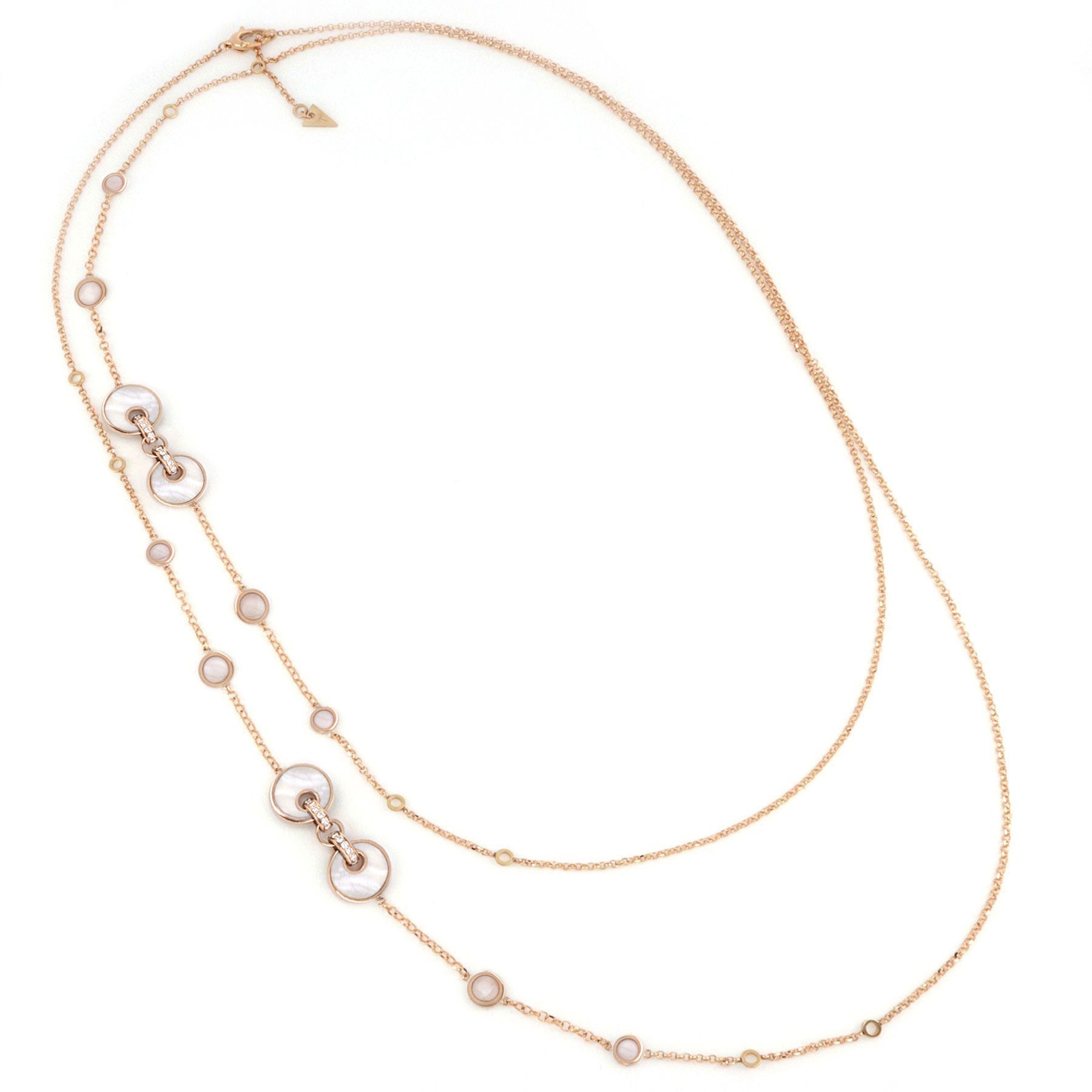 Giove 120 cm Necklace Mother of Pearl And Diamonds