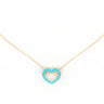 Armonia Necklace Turquoise And Diamonds Detail